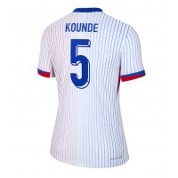 Camisa de time de futebol França Jules Kounde #5 Replicas 2º Equipamento Feminina Europeu 2024 Manga Curta